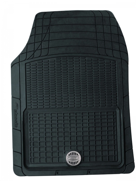 Fussmatten Gummimatten Set Classic HB Universal zuschneidbar schwarz