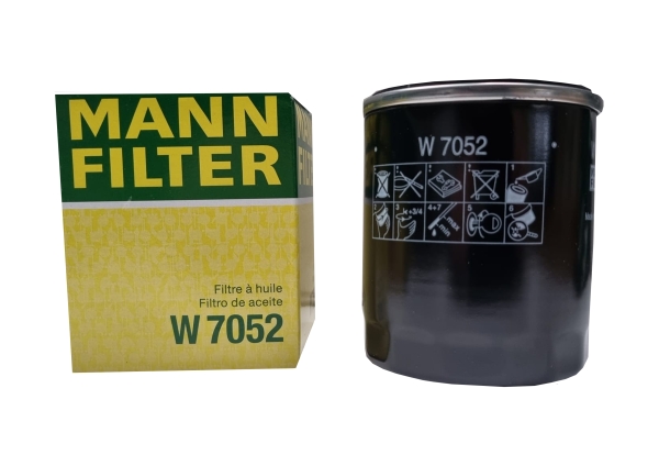 MANN Ölfilter W7052 für VW California, Transporter Multivan T5 & T6 mit 2.0 TDI